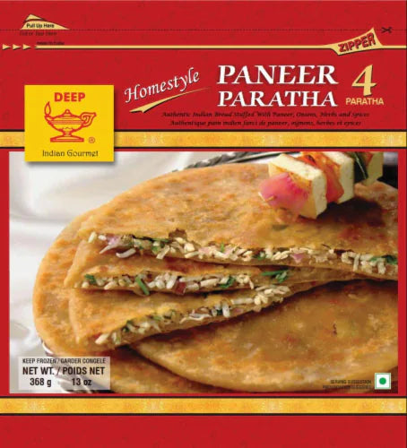 Deep Paneer Paratha-Gms : 368 - www.foodworldmd.com