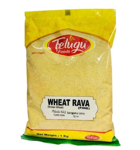 Telugu Roasted Wheat Rava Fine-Lbs : 2 - www.foodworldmd.com