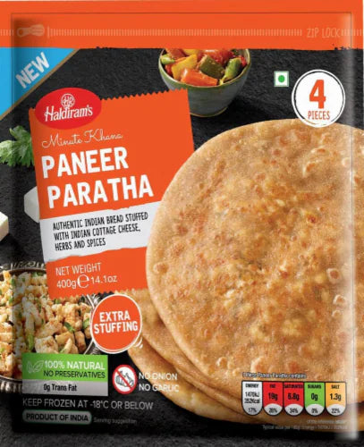 Haldirams Paneer Paratha-Gms : 400 - www.foodworldmd.com