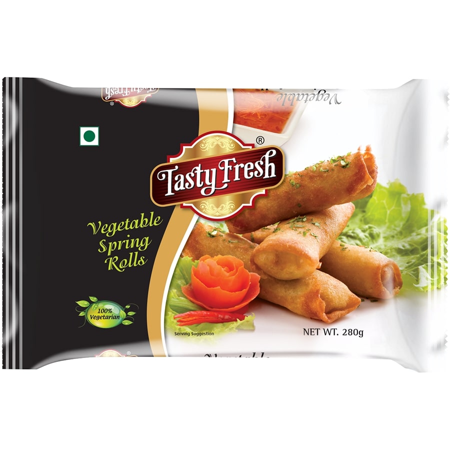 Tasty Fresh Vegetable Spring Roll-Gms : 280 - www.foodworldmd.com