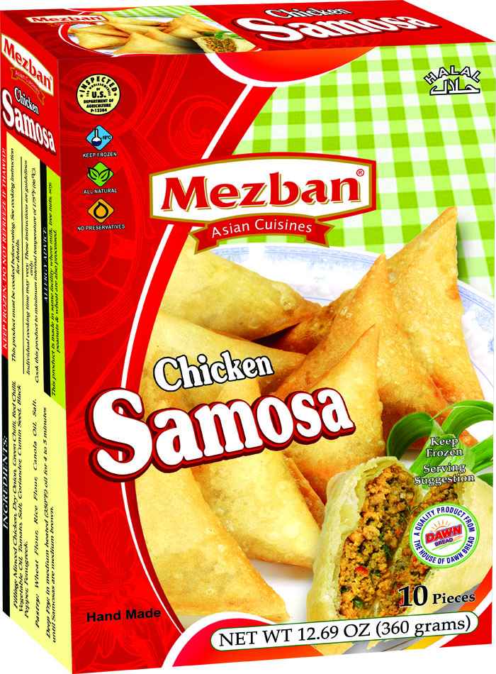 Mezban Chicken Samosa-Gms : 640 - www.foodworldmd.com