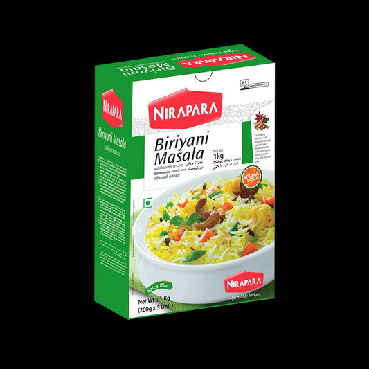 Nirapara Biryani Masala-Gms : 100 - www.foodworldmd.com