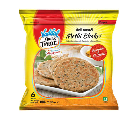 Vadilal Methi Bhakri-Gms : 400 - www.foodworldmd.com