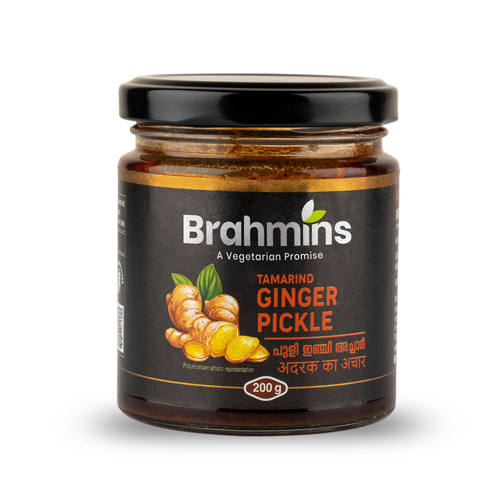 Brahmins Ginger Pickle-Gms : 400 - www.foodworldmd.com