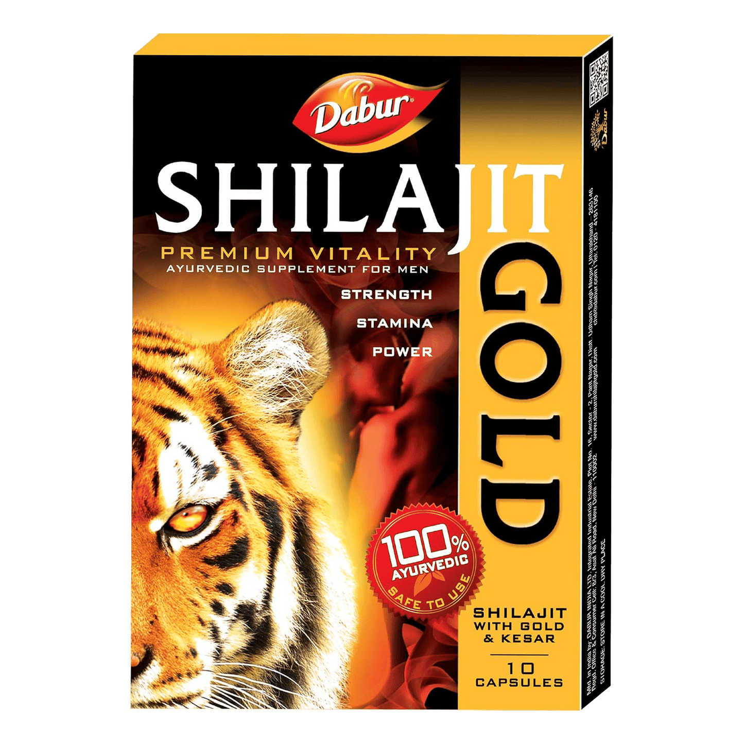 Dabur Shilajit Gold Capsules-Tabs : 12 - www.foodworldmd.com