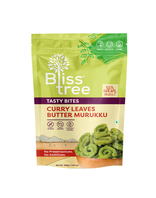 Bliss Tree Curry Leaves Butter Murukku-Gms : 400 - www.foodworldmd.com