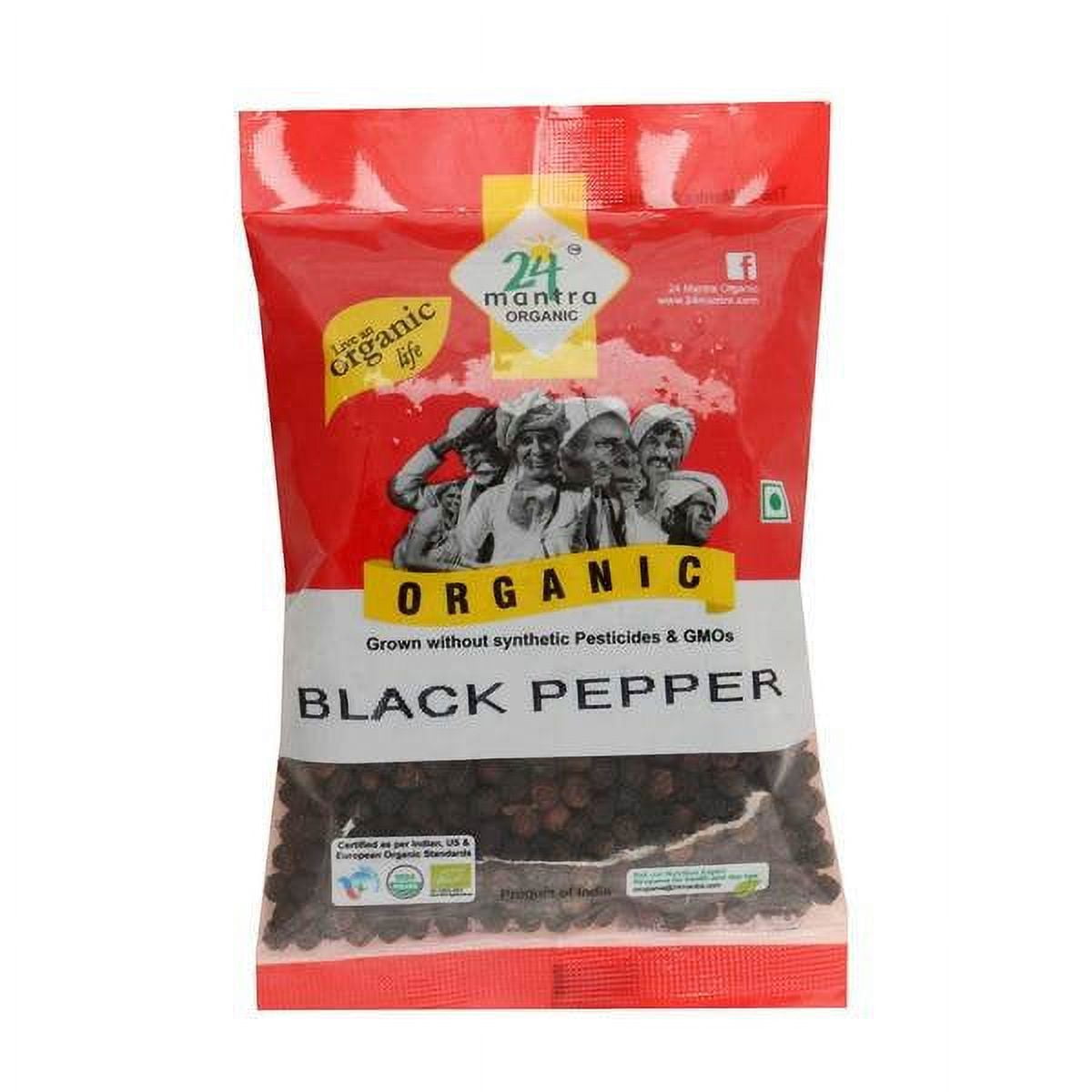 24 Mantra Organic Black Pepper Whole-Gms : 100 - www.foodworldmd.com