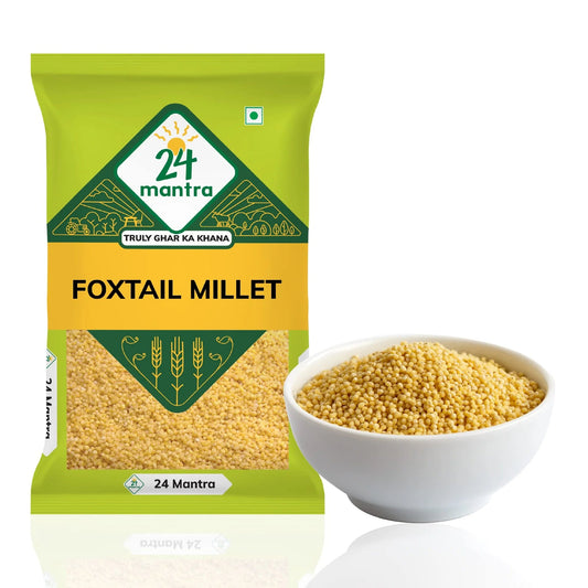 24 Mantra Foxtail Millet - Gms : 500 - FOOD WORLD - Pantry Staple