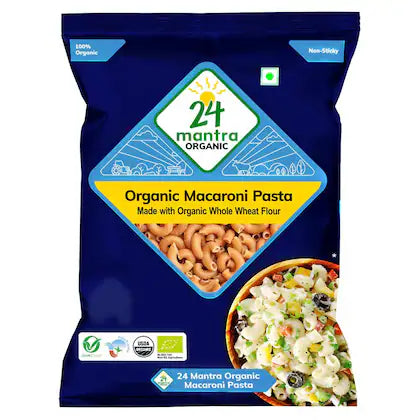 24 Mantra Organic Macaroni Pasta-Gms : 400 - www.foodworldmd.com