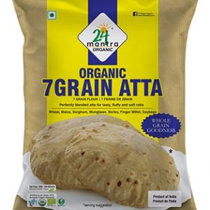 24 Mantra Organic 7 Grain Atta - Lbs : 10 - FOOD WORLD - Pantry Staple