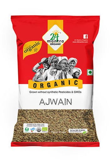 24 Mantra Organic Ajwain Seeds - Gms : 200 - FOOD WORLD - Pantry Staple