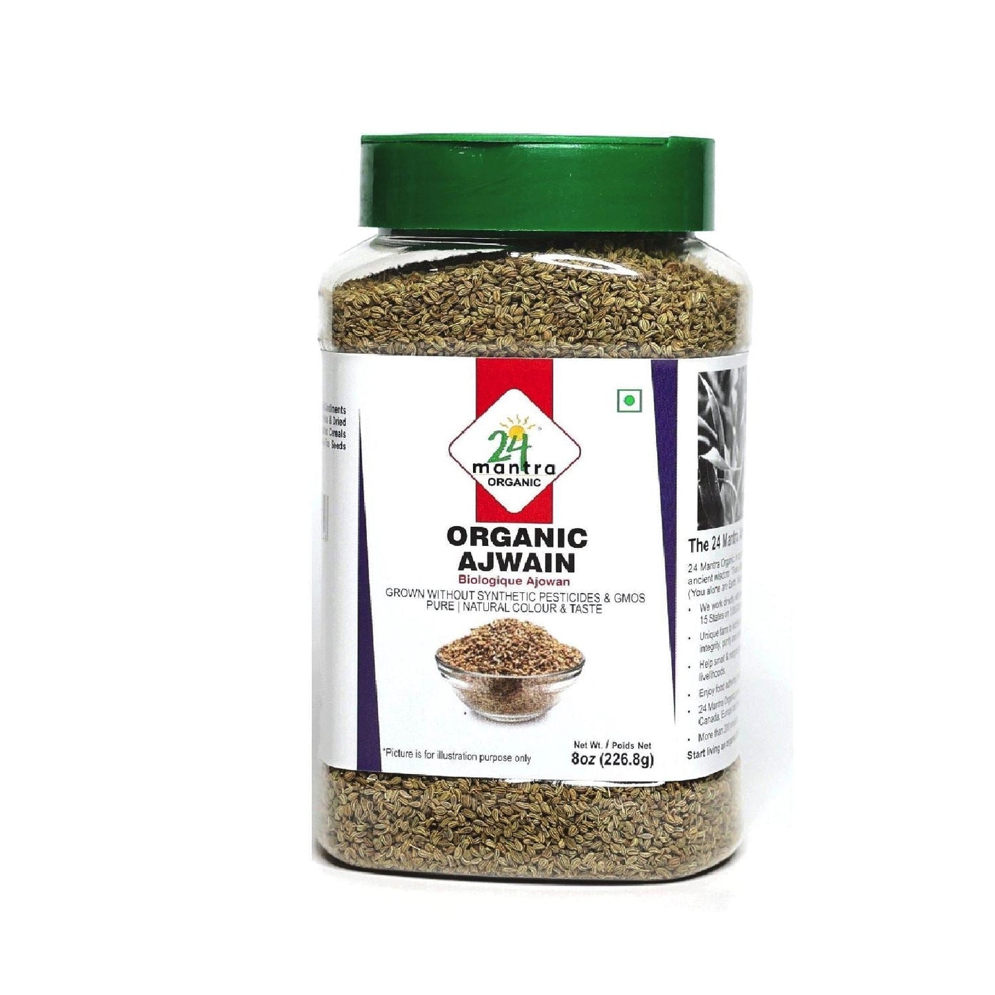 24 Mantra Organic Ajwain Seeds-Gms : 226.8 - www.foodworldmd.com