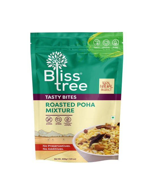 Bliss Tree Roasted Poha Mixture-Gms : 200 - www.foodworldmd.com