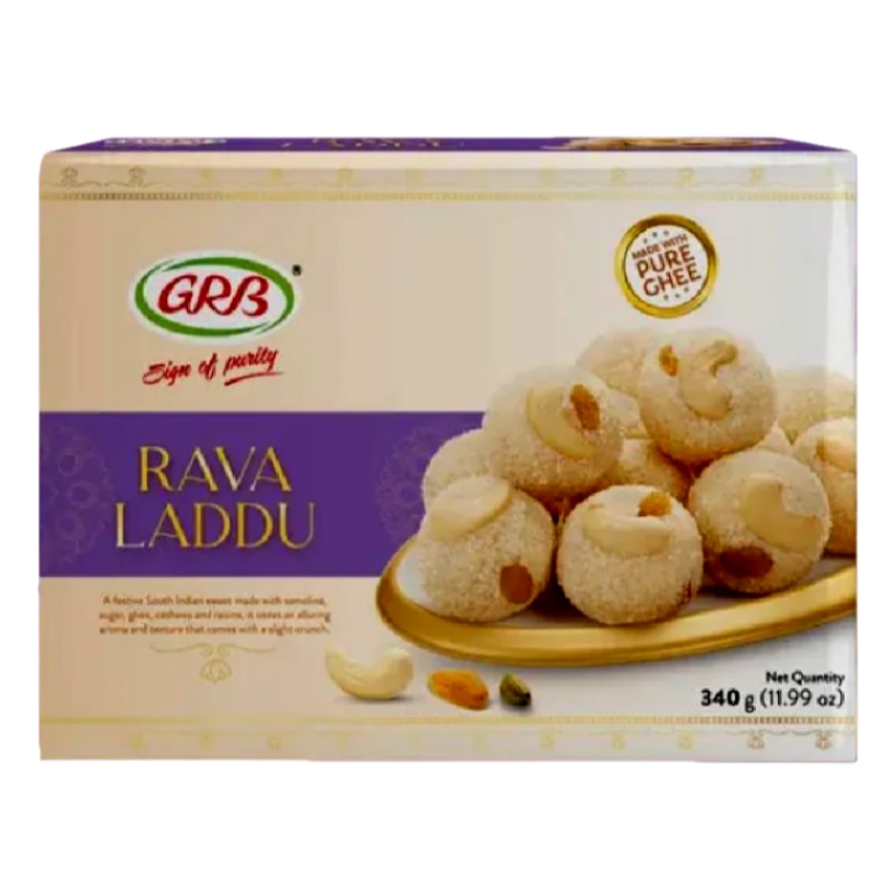 GRB Rava Laddu-Gms : 340 - www.foodworldmd.com