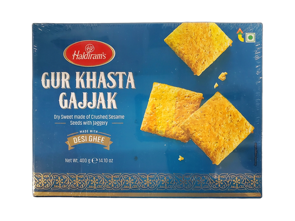 Haldirams Gur Khasata Gajjak-Gms : 400 - www.foodworldmd.com