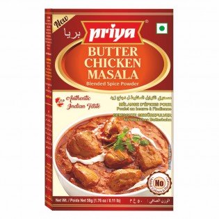 Priya Butter Chicken Masala-Gms : 50 - www.foodworldmd.com