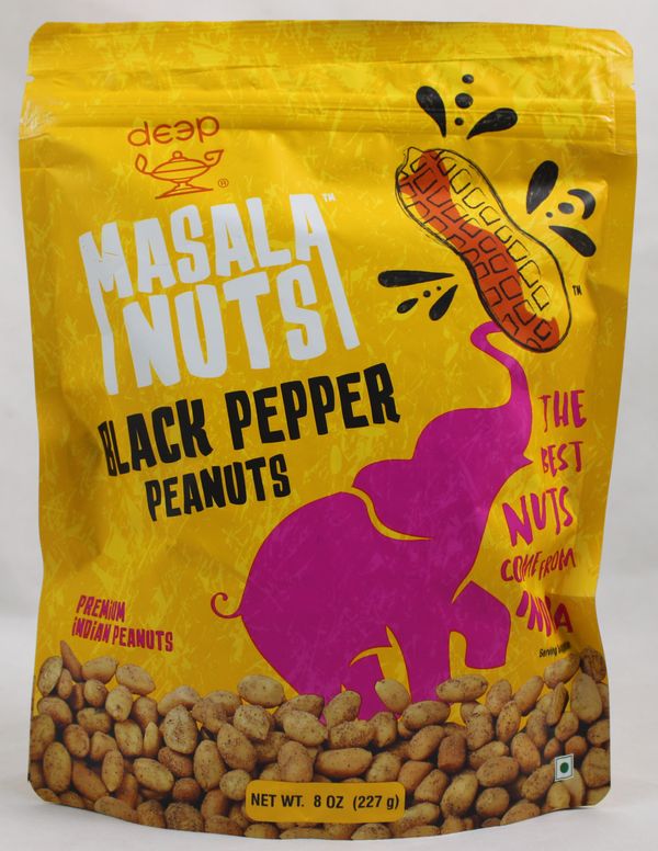 Deep Black Pepper Peanuts-Gms : 227 - www.foodworldmd.com