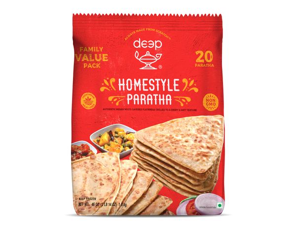 Deep Home Style Paratha-Lbs : 2.87 - www.foodworldmd.com