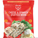 Deep Cheese Spinach Naan-Gms : 232 - www.foodworldmd.com