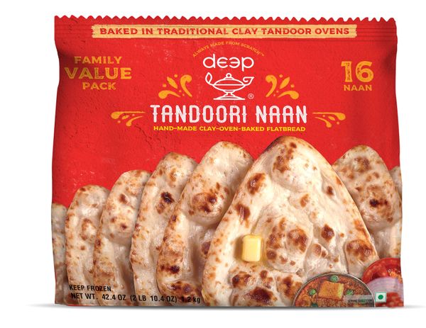 Deep Tandoori Naan 16 Pcs-Lbs : 3 - www.foodworldmd.com