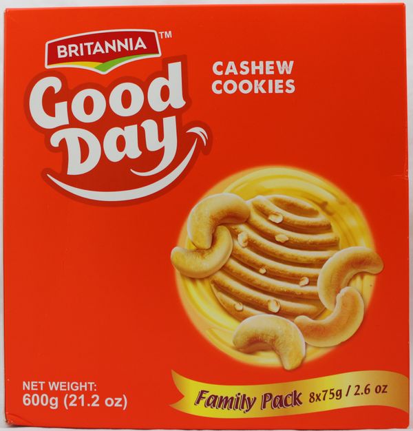 Britannia Good Day Cashew-Gms : 600 - www.foodworldmd.com