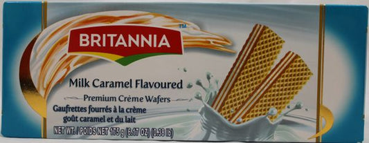 Britannia Milk Caramel Wafers-Gms : 175 - www.foodworldmd.com