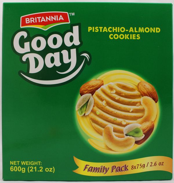 Britannia Good Day Pistachio Almond-Gms : 600 - www.foodworldmd.com