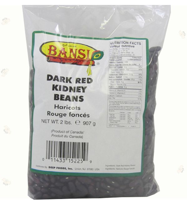 Bansi Dark Red Kidney Beans-Lbs : 2 - www.foodworldmd.com