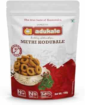 Adukale Methi Kodubale Rings-Gms : 180 - www.foodworldmd.com