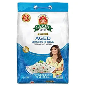 Laxmi Aged Basmati Rice-Lbs : 10 - www.foodworldmd.com