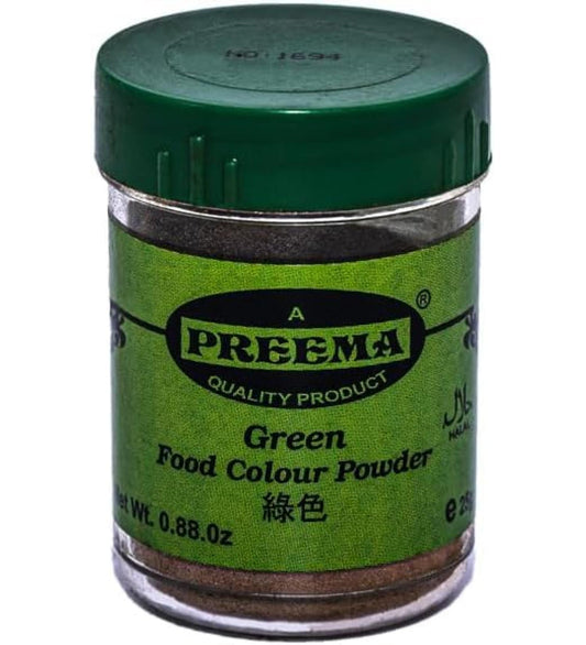 Preema Green Food Color-Gms : 25 - www.foodworldmd.com