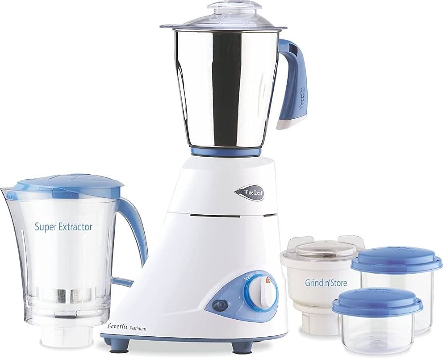 Preethi Blue Leaf Mixer-Pc : 1 - www.foodworldmd.com