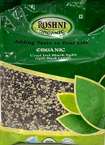 Roshini Organic Urad Split-Lbs : 3.64 - www.foodworldmd.com