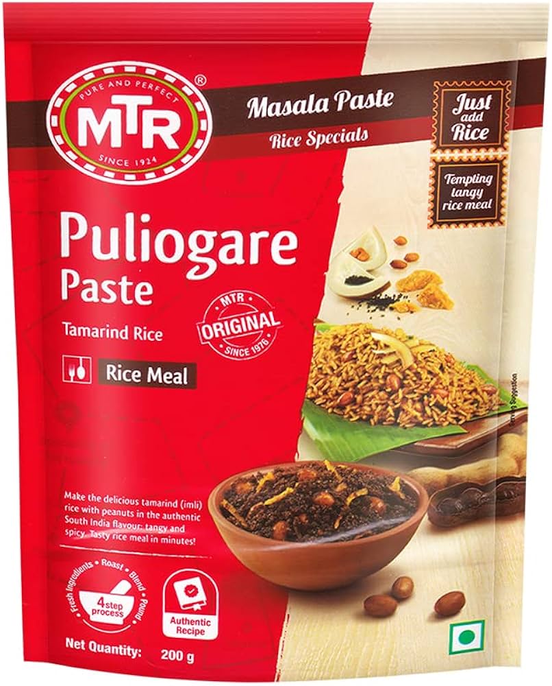 MTR Puliogara Paste-Gms : 200 - www.foodworldmd.com