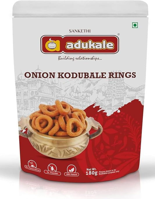 Adukale Onion Kodubale Rings-Gms : 180 - www.foodworldmd.com