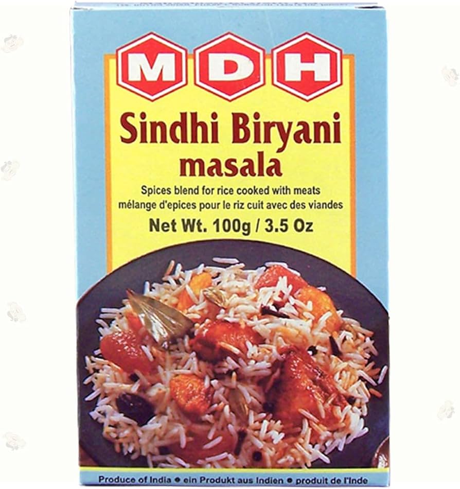 MDH Sindhi Biryani Masala-Gms : 100 - www.foodworldmd.com