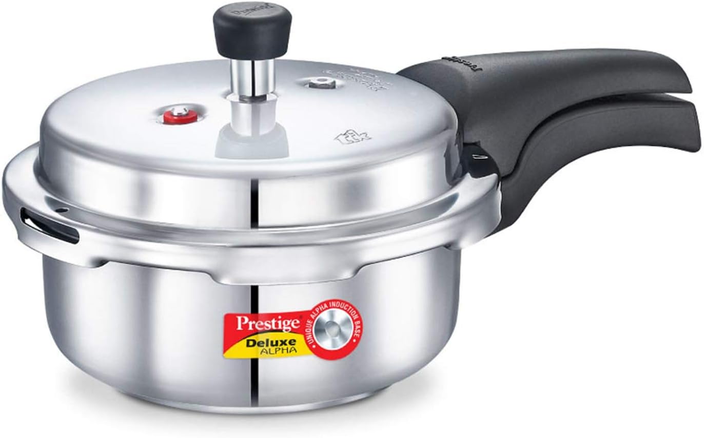 Prestige Stainless Steel Deluxe Alpha Cooker-Ltr : 2 - www.foodworldmd.com