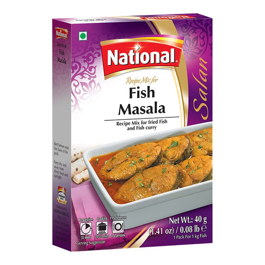 National Fish Curry Masala-Gms : 40 - www.foodworldmd.com