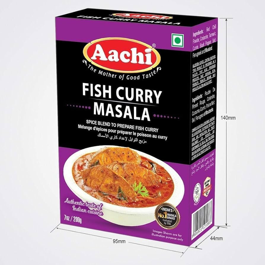 Aachi Fish Curry Masala-Gms : 45 - www.foodworldmd.com