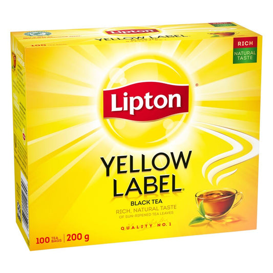 Yellow Label Tea Bags-Gms : 200 - www.foodworldmd.com