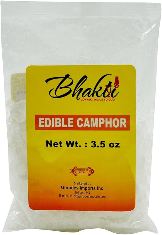 Bhakti Edible Camphor-Gms : 100 - www.foodworldmd.com