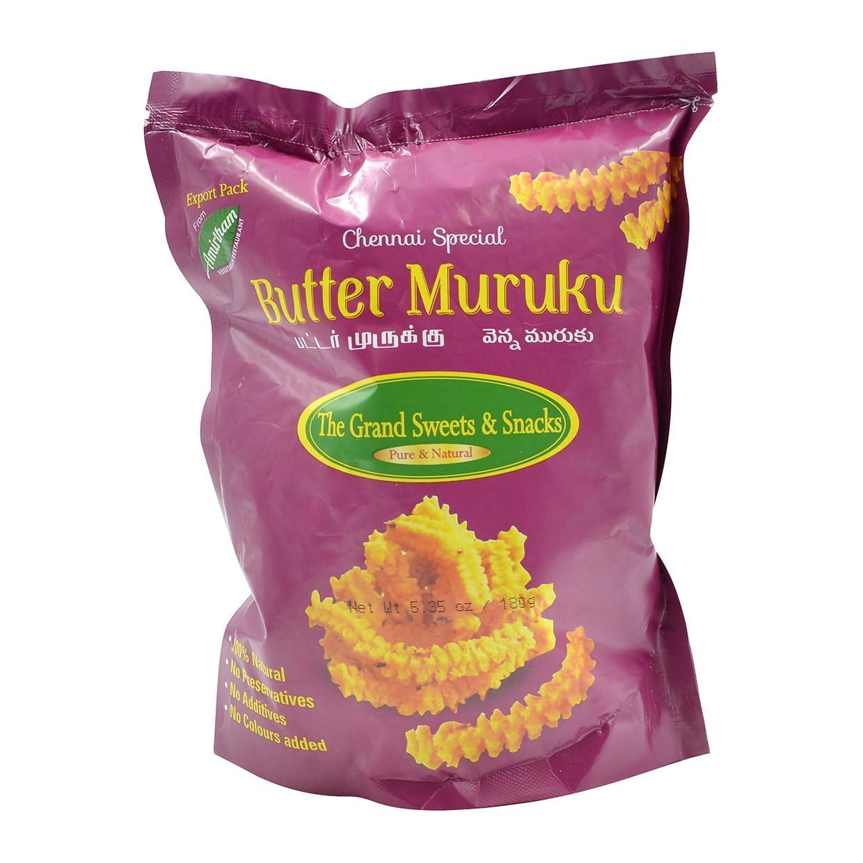 Grand Sweets Butter Murukku-Gms : 170 - www.foodworldmd.com