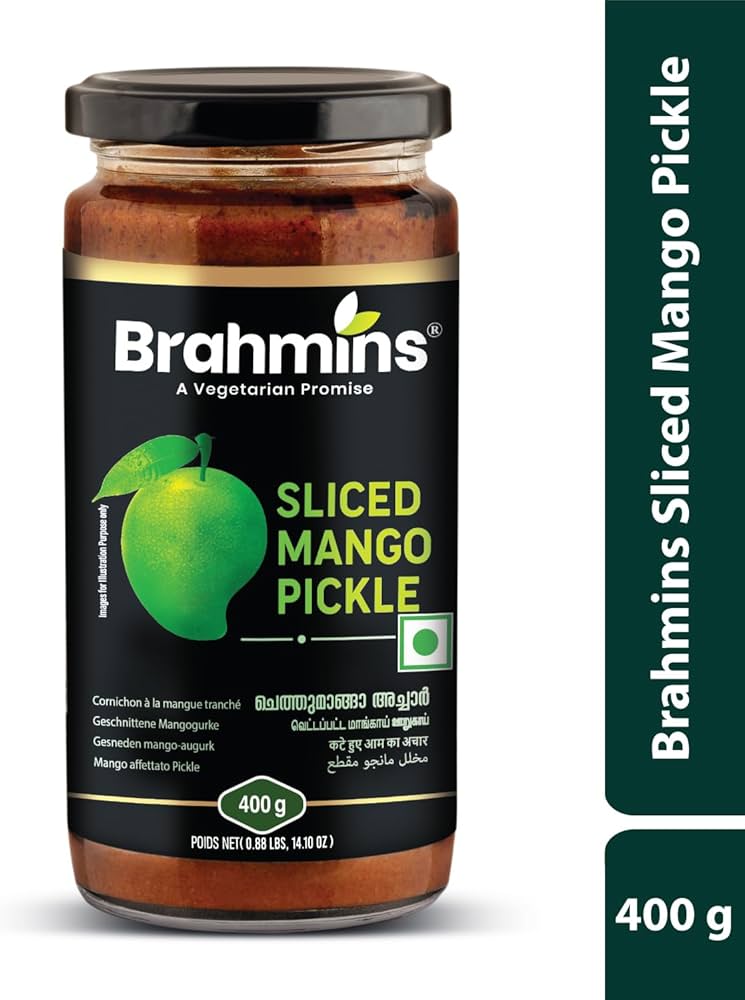 Brahmins Sliced Mango Pickle-Gms : 400 - www.foodworldmd.com