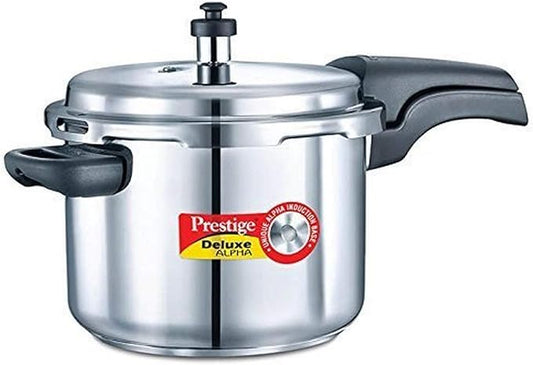 Prestige Stainless Steel Deluxe Alpha Cooker-Ltr : 5.5 - www.foodworldmd.com