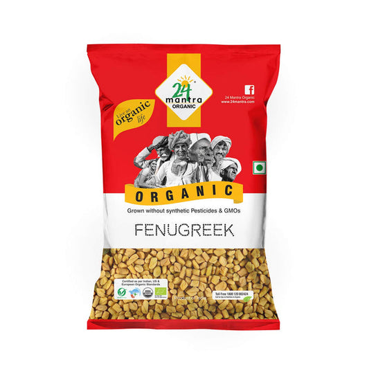 24 Mantra Organic Fenugreek Seeds-Gms : 200 - www.foodworldmd.com