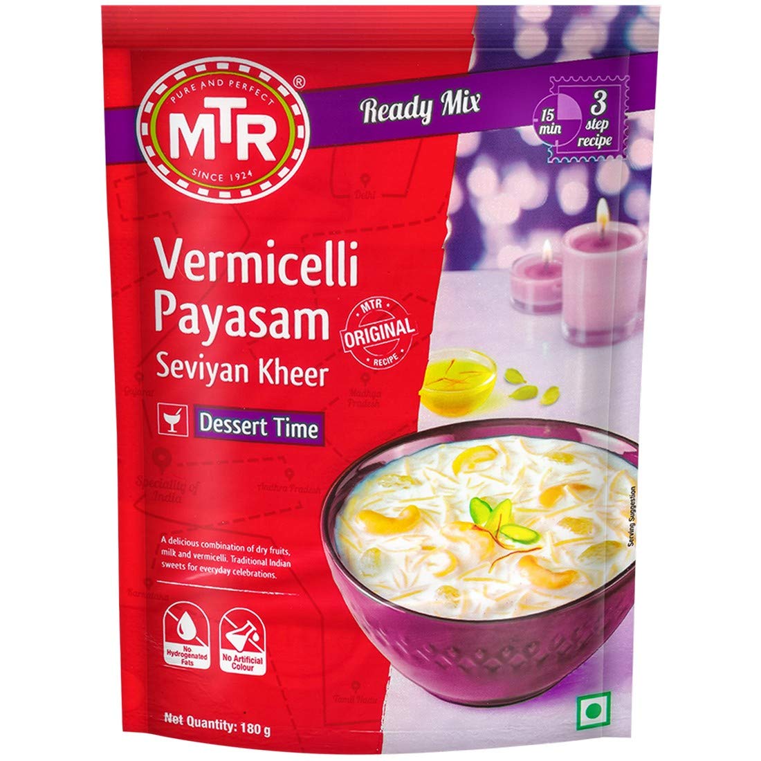 MTR Vermicelli Payasam Mix-Gms : 180 - www.foodworldmd.com