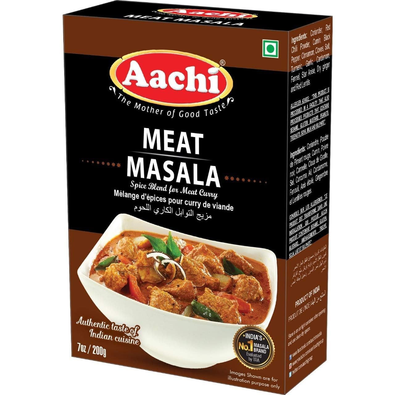 Aachi Meat Masala-Gms : 200 - www.foodworldmd.com