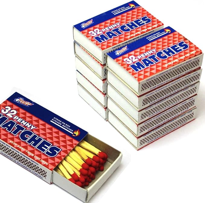 Matches (10 Box)-Pc : 1 - www.foodworldmd.com