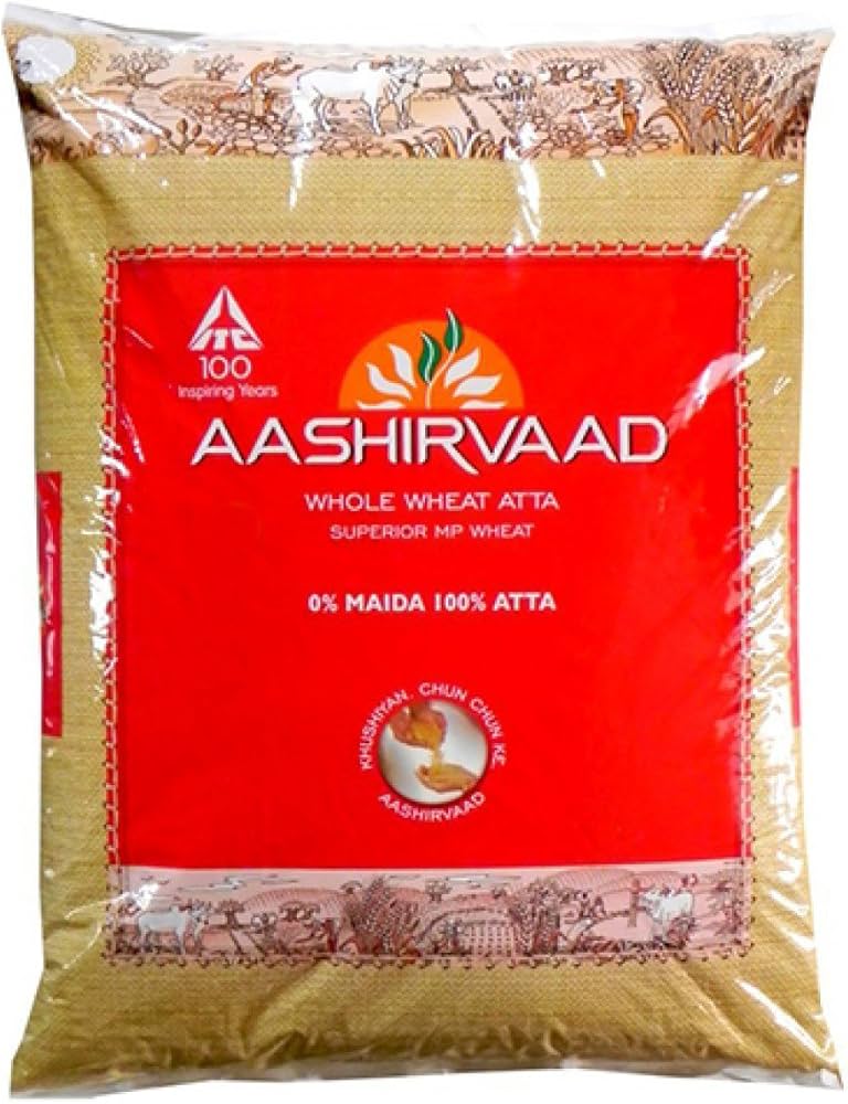 Aashirvaad Whole Wheat Flour-Lbs : 20 - www.foodworldmd.com