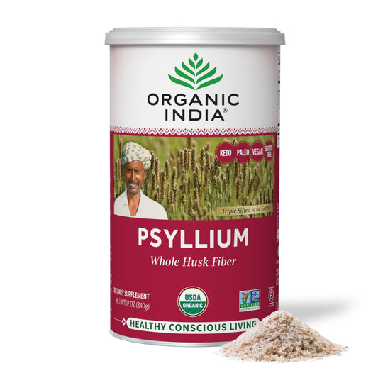 Organic India Psyllium Whole Husk Fiber-Gms : 340